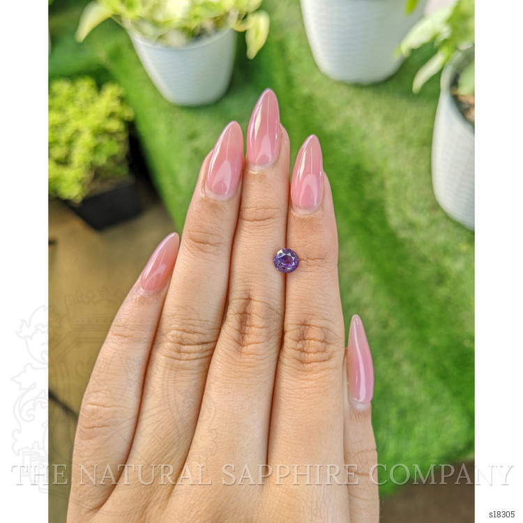 1.14 Ct. Bi Color Sapphire from Ceylon (Sri Lanka)