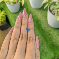 1.28 Ct. Greenish Blue Sapphire from Ceylon (Sri Lanka) Life Style
