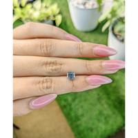 1.01 Ct. Bluish Green Sapphire from Ceylon (Sri Lanka) Life Style