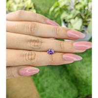 0.80 Ct. Purple Sapphire from Ceylon (Sri Lanka) Life Style