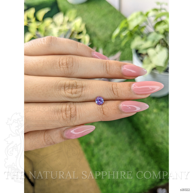 0.73 Ct. Bi Color Sapphire from Ceylon (Sri Lanka)