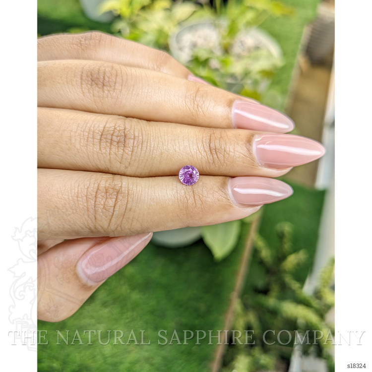 0.69 Ct. Purplish Pink Sapphire from Ceylon (Sri Lanka)