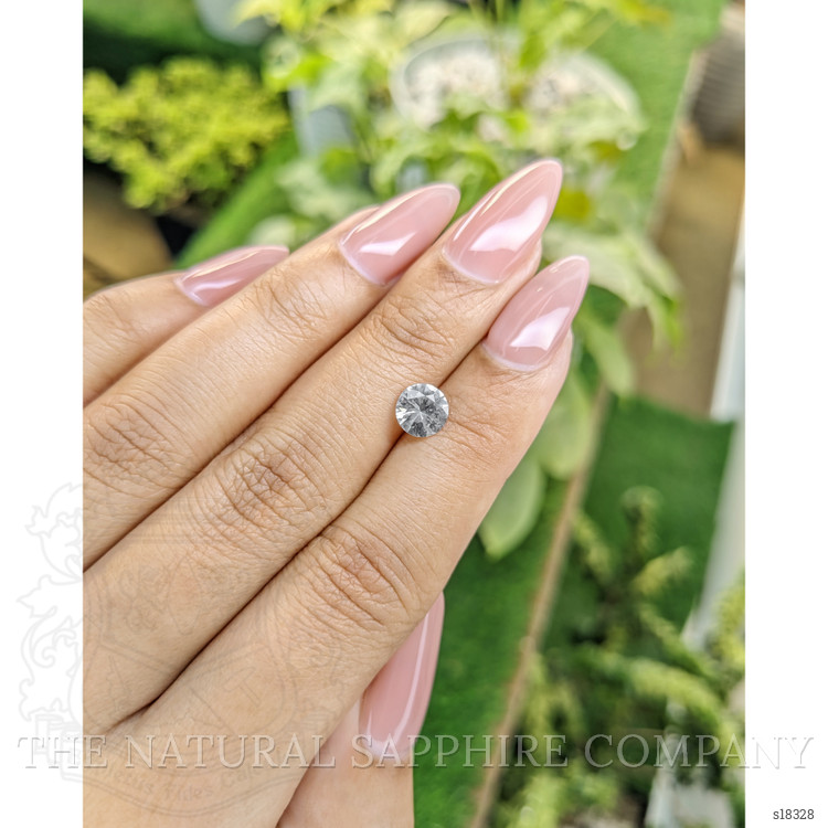 1.11 Ct. White Sapphire from Ceylon (Sri Lanka)