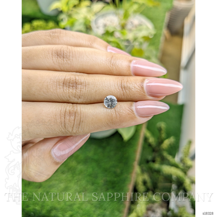 1.11 Ct. White Sapphire from Ceylon (Sri Lanka)