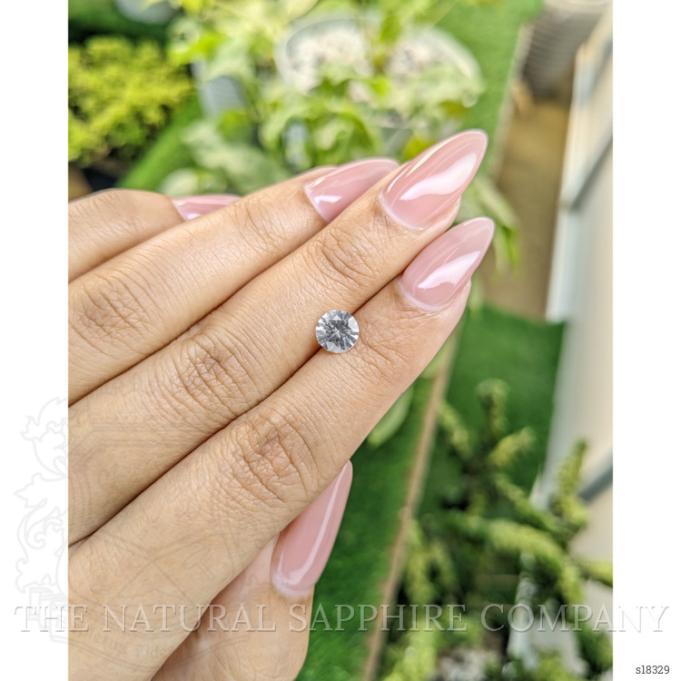 1.05 Ct. White Sapphire from Ceylon (Sri Lanka)