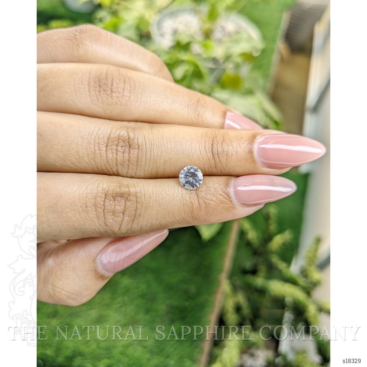 1.05 Ct. White Sapphire from Ceylon (Sri Lanka)