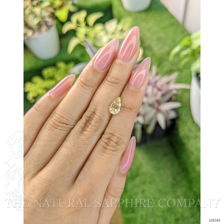 2.22 Ct. Yellow Sapphire from Ceylon (Sri Lanka)