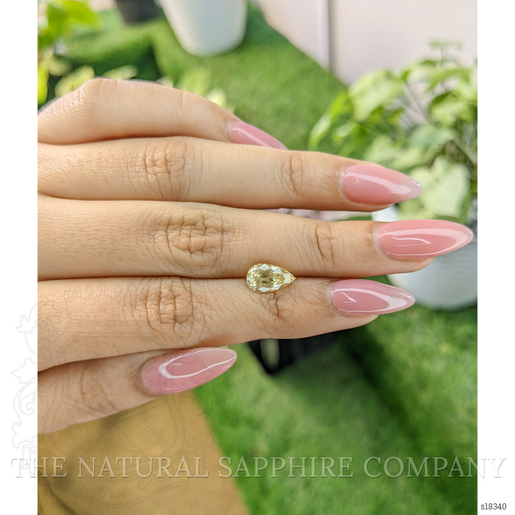 2.22 Ct. Yellow Sapphire from Ceylon (Sri Lanka)