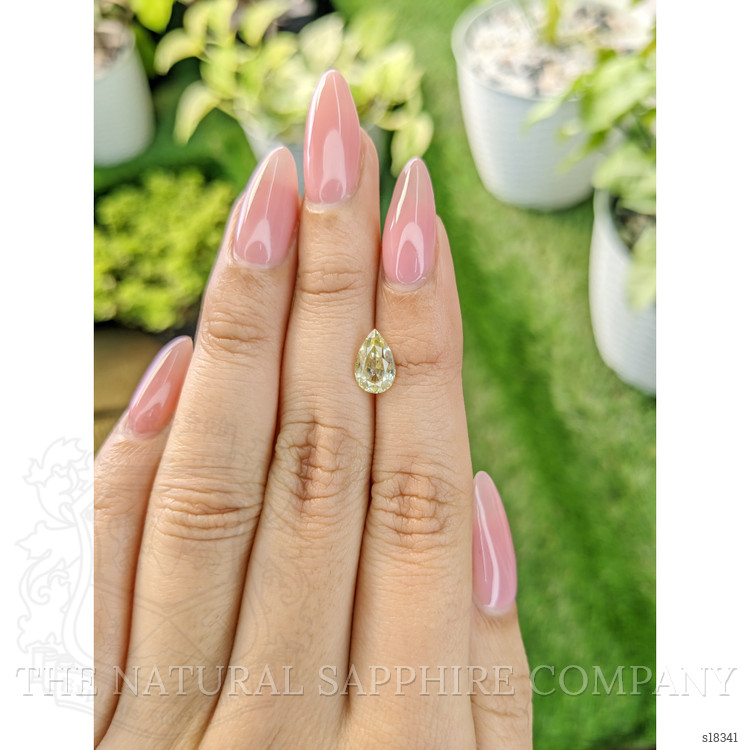 1.96 Ct. Bi Color Sapphire from Ceylon (Sri Lanka)