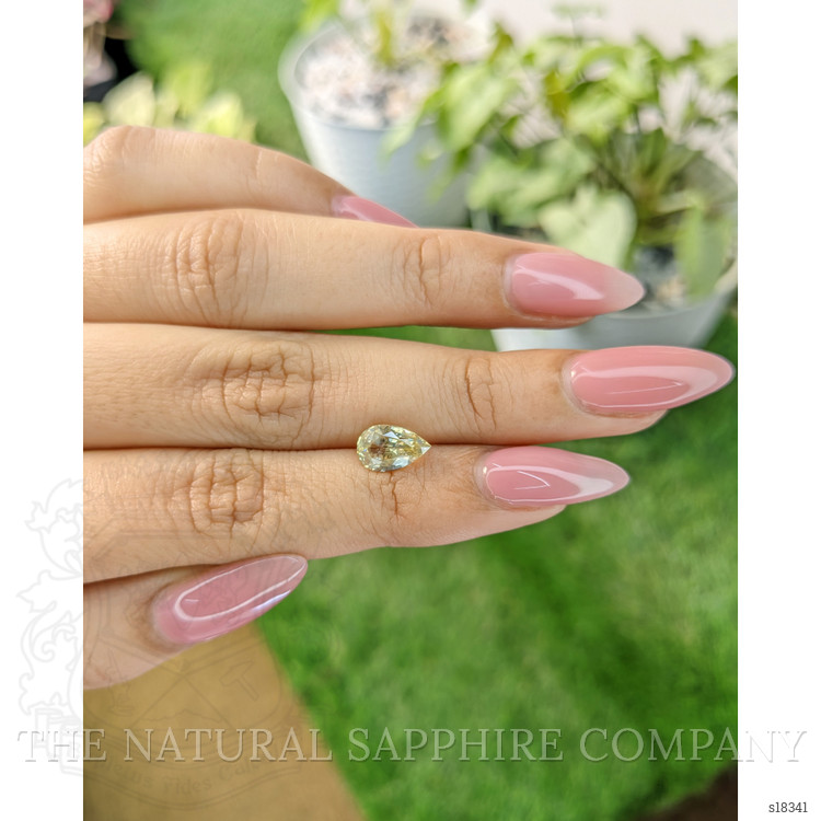 1.96 Ct. Bi Color Sapphire from Ceylon (Sri Lanka)