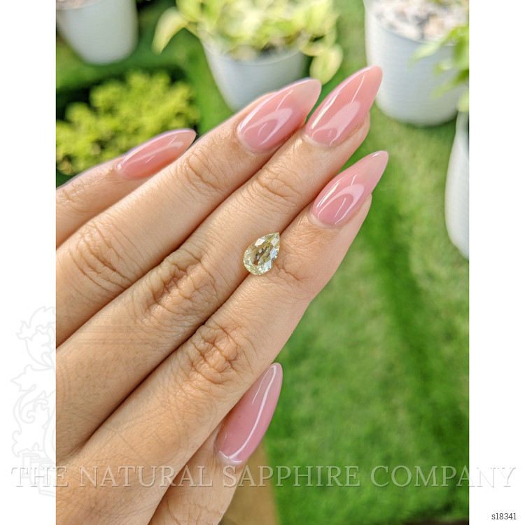 1.96 Ct. Bi Color Sapphire from Ceylon (Sri Lanka)