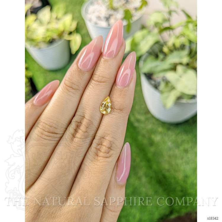 1.49 Ct. Yellow Sapphire from Ceylon (Sri Lanka)