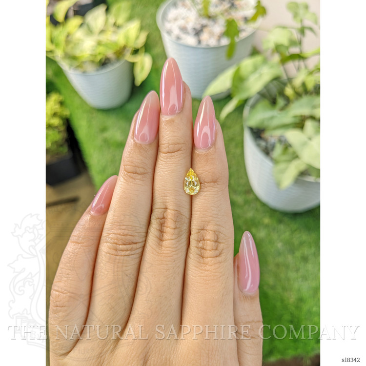 1.49 Ct. Yellow Sapphire from Ceylon (Sri Lanka)