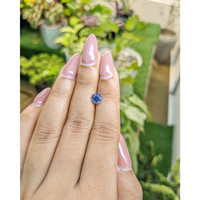 1.21 Ct. Blue Sapphire from Ceylon (Sri Lanka) Life Style