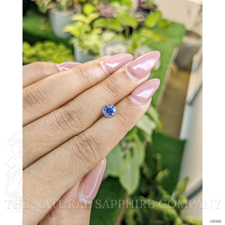1.21 Ct. Blue Sapphire from Ceylon (Sri Lanka)
