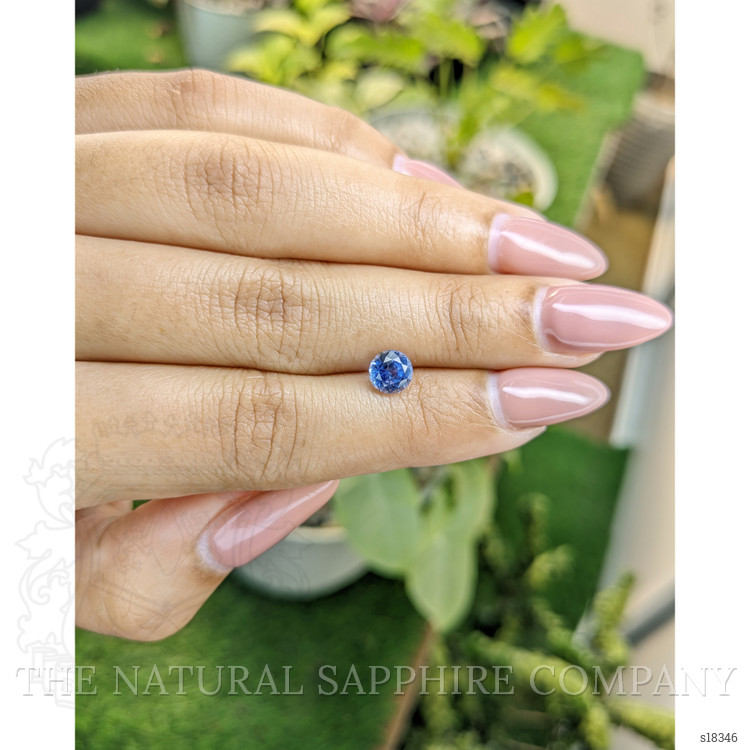 1.21 Ct. Blue Sapphire from Ceylon (Sri Lanka)
