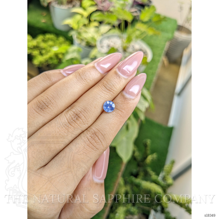 1.35 Ct. Blue Sapphire from Ceylon (Sri Lanka)