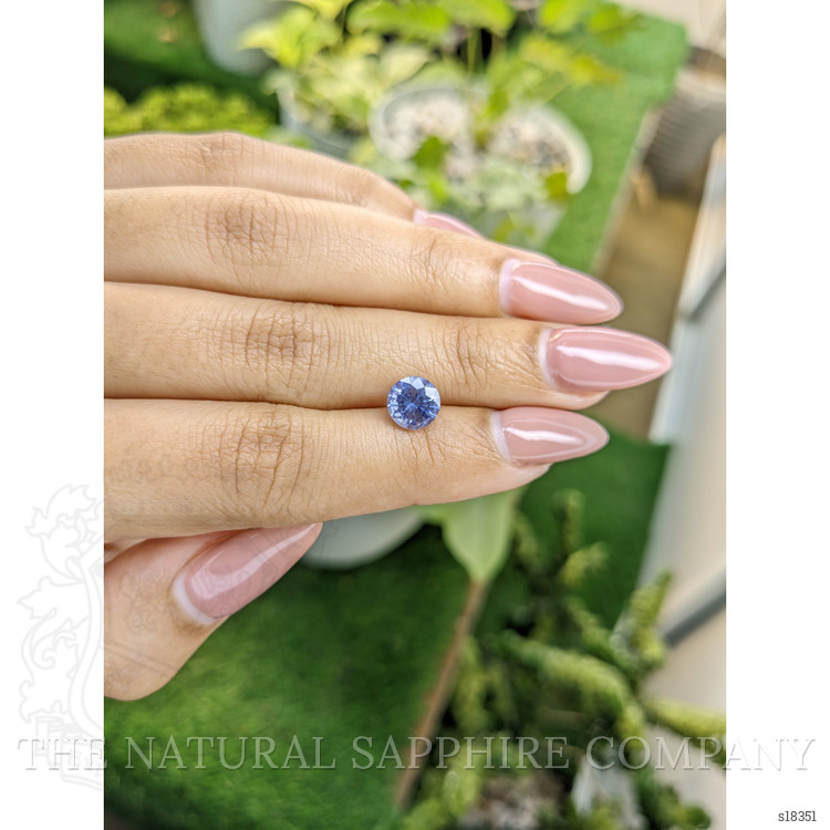 1.89 Ct. Blue Sapphire from Ceylon (Sri Lanka)