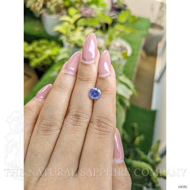1.89 Ct. Blue Sapphire from Ceylon (Sri Lanka)
