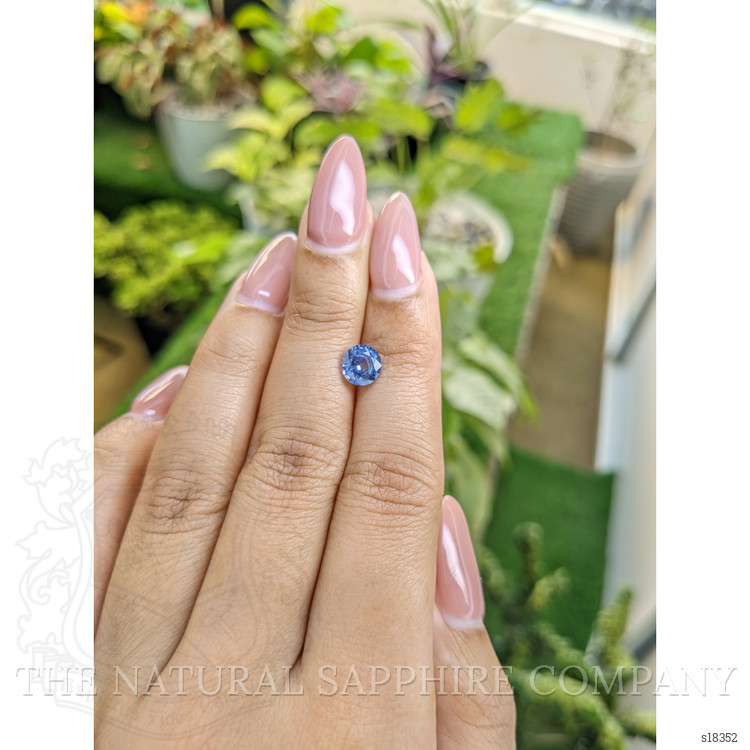 1.31 Ct. Blue Sapphire from Ceylon (Sri Lanka)