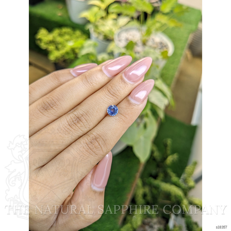 1.08 Ct. Blue Sapphire from Ceylon (Sri Lanka)