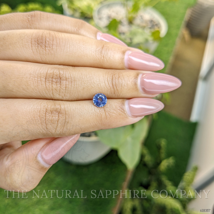 1.08 Ct. Blue Sapphire from Ceylon (Sri Lanka)