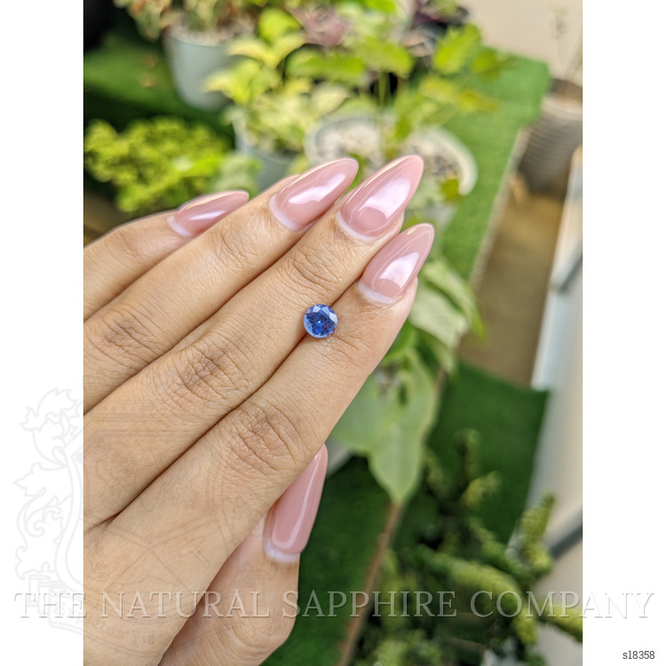 1.04 Ct. Blue Sapphire from Ceylon (Sri Lanka)