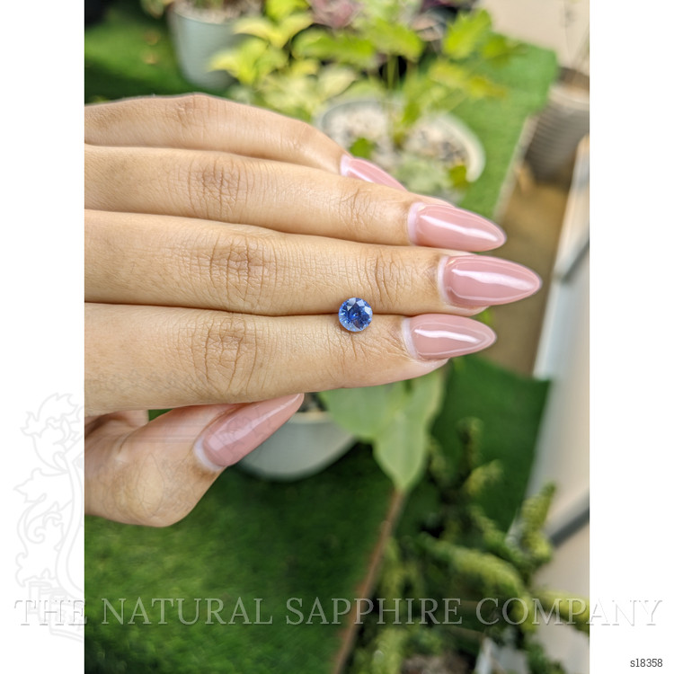 1.04 Ct. Blue Sapphire from Ceylon (Sri Lanka)
