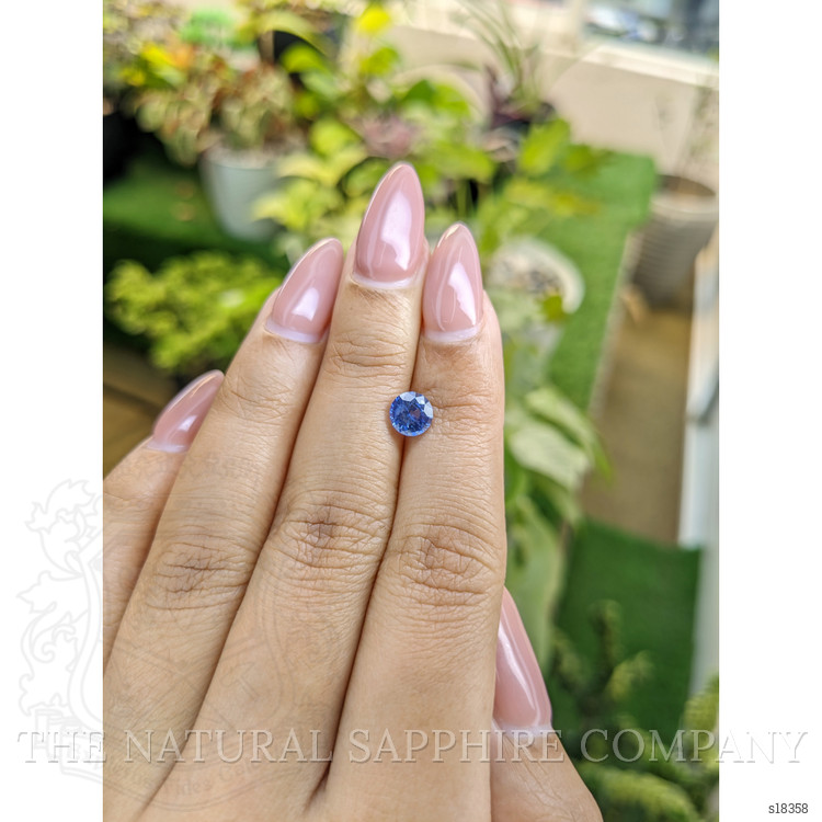1.04 Ct. Blue Sapphire from Ceylon (Sri Lanka)