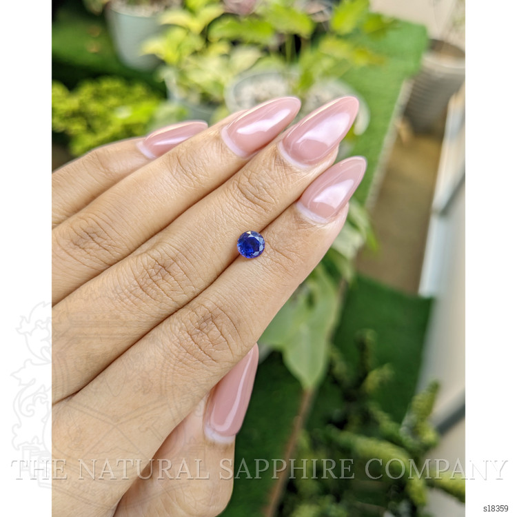 1.00 Ct. Blue Sapphire from Ceylon (Sri Lanka)