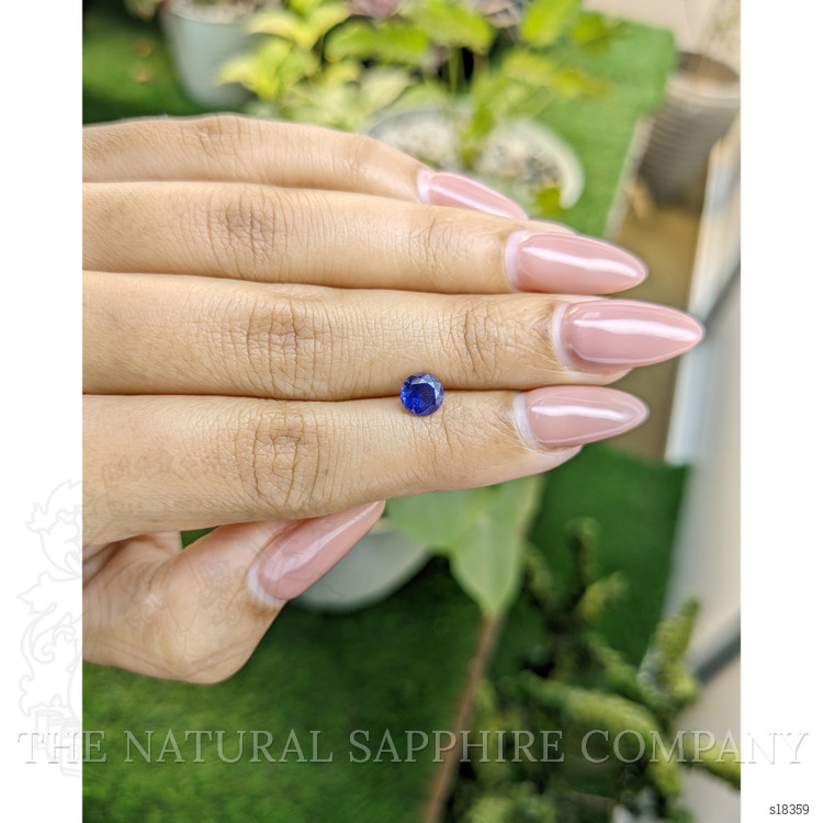 1.00 Ct. Blue Sapphire from Ceylon (Sri Lanka)