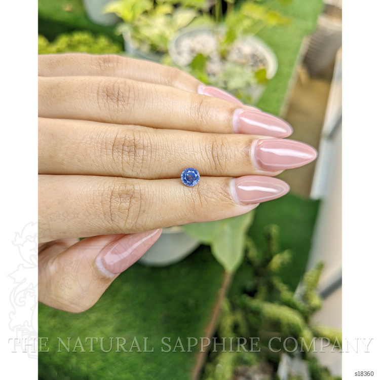 0.99 Ct. Blue Sapphire from Ceylon (Sri Lanka)