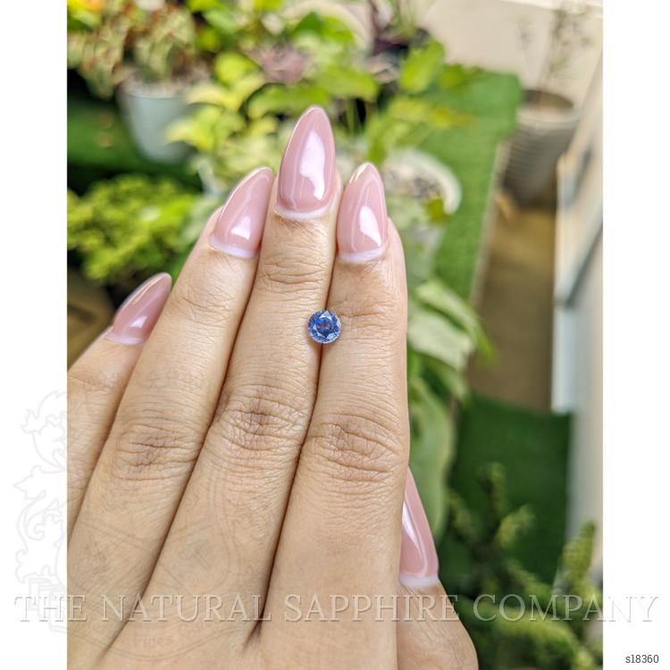 0.99 Ct. Blue Sapphire from Ceylon (Sri Lanka)