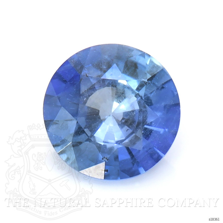 0.88 Ct. Blue Sapphire from Ceylon (Sri Lanka)