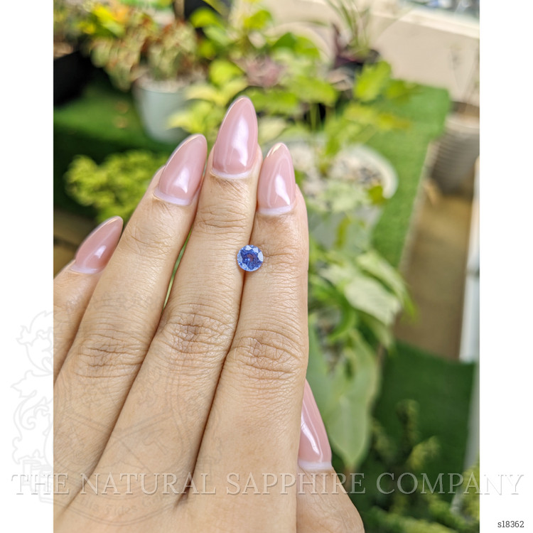 0.80 Ct. Blue Sapphire from Ceylon (Sri Lanka)