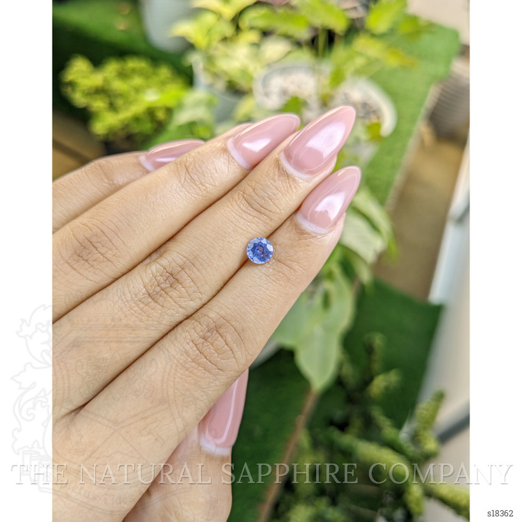 0.80 Ct. Blue Sapphire from Ceylon (Sri Lanka)
