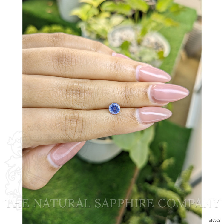 0.80 Ct. Blue Sapphire from Ceylon (Sri Lanka)