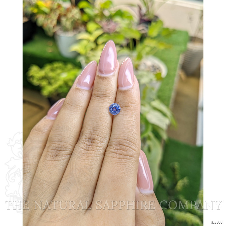 1.06 Ct. Blue Sapphire from Ceylon (Sri Lanka)