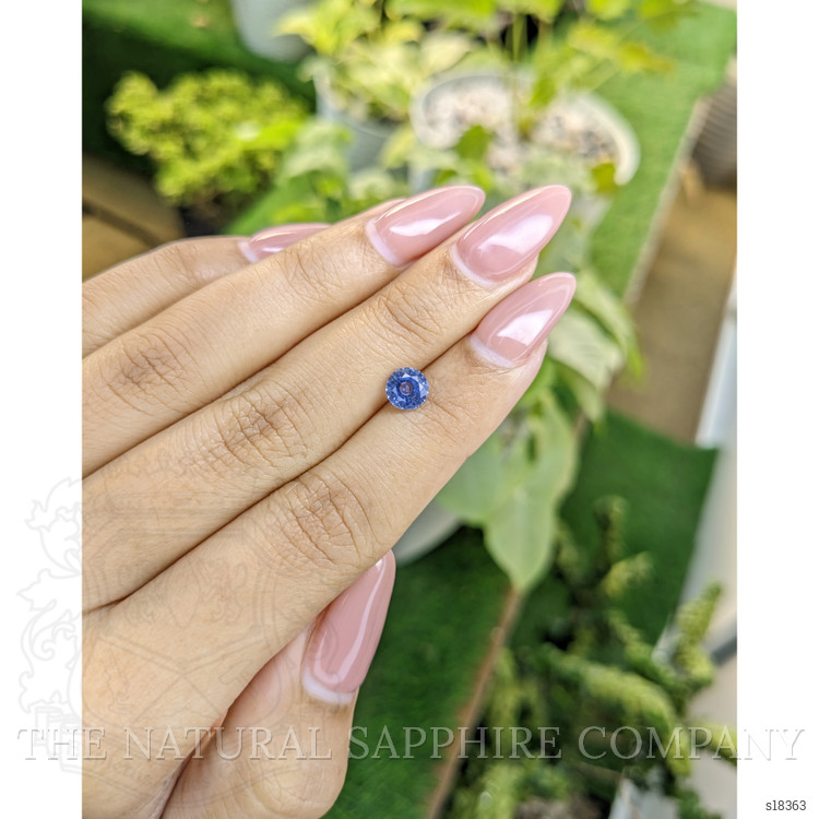 1.06 Ct. Blue Sapphire from Ceylon (Sri Lanka)