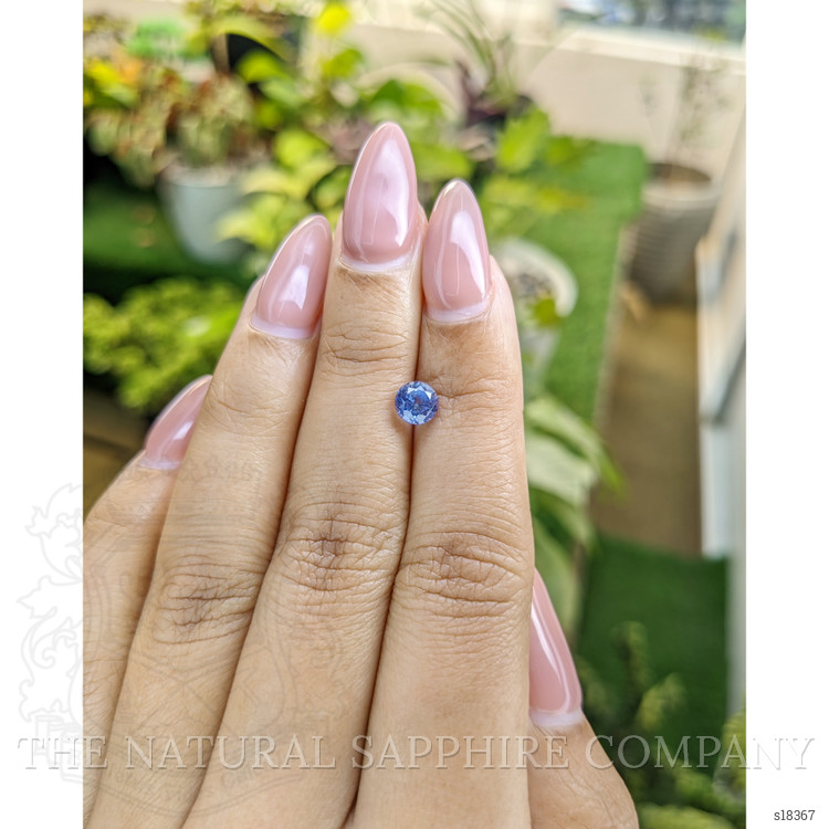 1.01 Ct. Blue Sapphire from Ceylon (Sri Lanka)