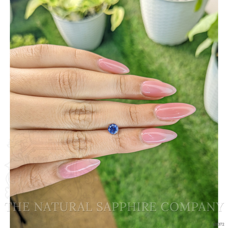 0.70 Ct. Blue Sapphire from Ceylon (Sri Lanka)