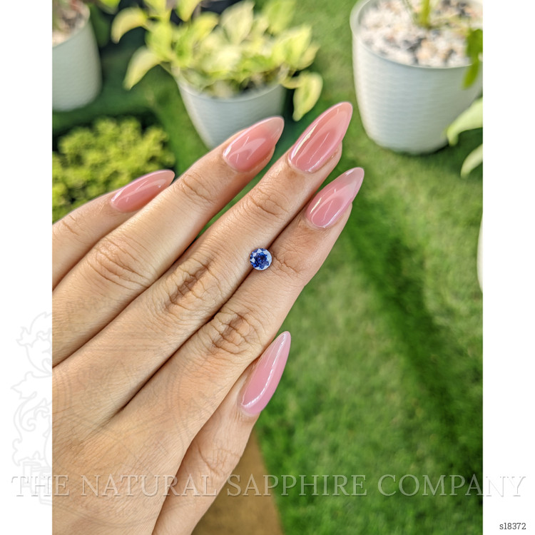 0.70 Ct. Blue Sapphire from Ceylon (Sri Lanka)