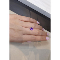 1.32 Ct. Purple Sapphire from Ceylon (Sri Lanka) Life Style