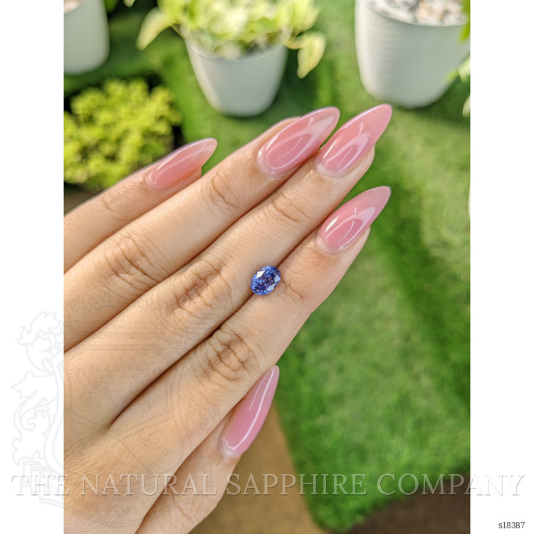 1.46 Ct. Blue Sapphire from Ceylon (Sri Lanka)