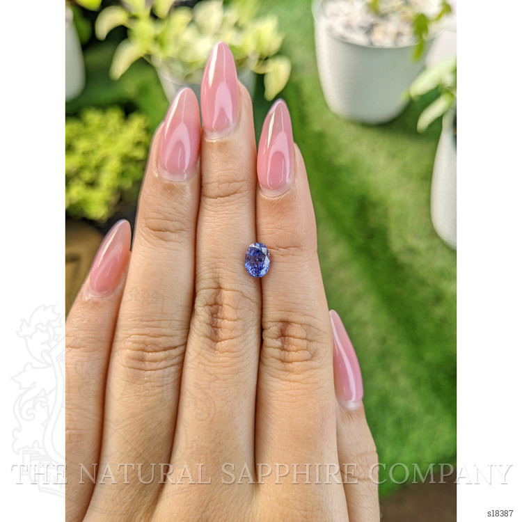 1.46 Ct. Blue Sapphire from Ceylon (Sri Lanka)