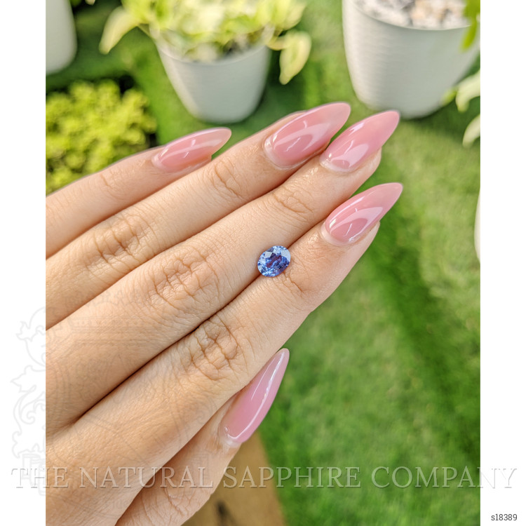 1.03 Ct. Blue Sapphire from Ceylon (Sri Lanka)