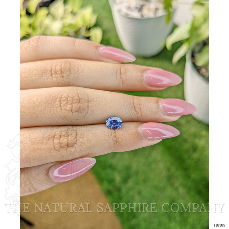 1.03 Ct. Blue Sapphire from Ceylon (Sri Lanka)
