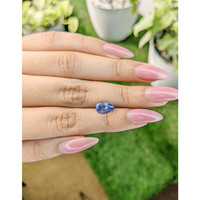 2.04 Ct. Blue Sapphire from Ceylon (Sri Lanka) Life Style