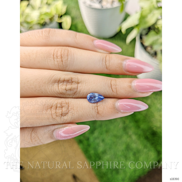 2.04 Ct. Blue Sapphire from Ceylon (Sri Lanka)