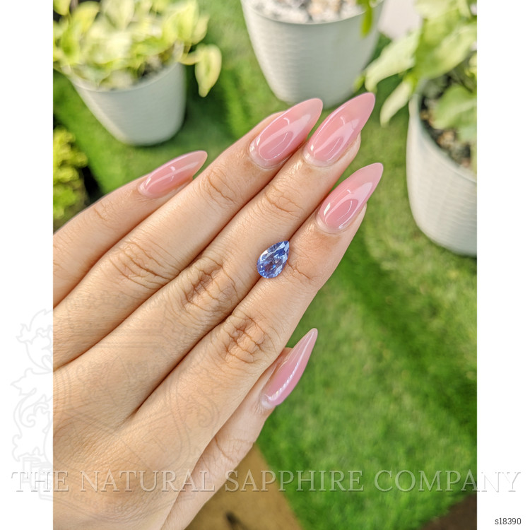 2.04 Ct. Blue Sapphire from Ceylon (Sri Lanka)